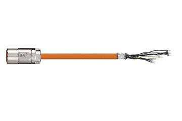 readycable® servo cable suitable for Stöber size 1,5-Motor-4,0 mm², base cable PVC 10 x d
