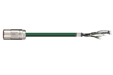 readycable® servo cable suitable for Stöber size 1,5-Motor-6,0 mm², base cable PVC 7.5 x d