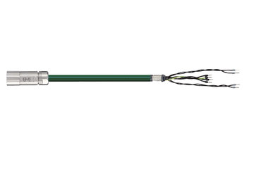 readycable® servo cable suitable for Stöber size 1-Motor-1,0 mm², base cable PVC 7.5 x d