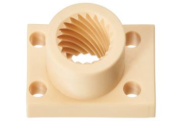 dryspin® flanged lead screw nuts for linear modules SHT-2018 right-hand thread