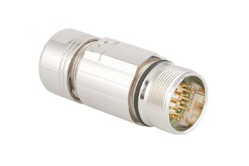 Standard connector, series A, M23 signal coupling, incl. contacts