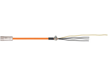 readycable® servo cable suitable for Siemens 6FX8002-5DN30, base cable, PUR 10 x d