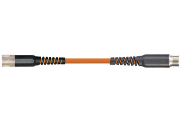 readycable® servo cable suitable for Allen Bradley 2090-CPBM7E7-12AFxx, extension cable PUR 7.5 x d