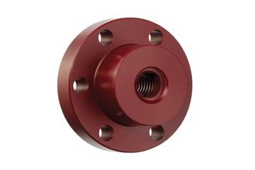 dryspin® trapezoidal lead screw nut with flange, RFLM, left-hand thread