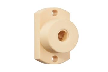 dryspin® flange lead screw nut with spanner flat, trapezoidal thread, JFRM