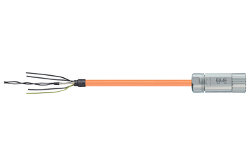 readycable® servo hybrid cable suitable for Allen Bradley 2090-CSBM1DF-14AF, base cable PUR 10 x d