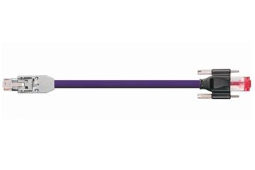 TPE bus cable | GigE, connector A: Yamaichi RJ45 metal, connector B: RJ45 with knurled screw