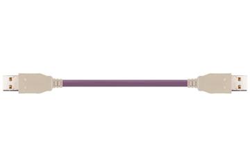 Bus cable | USB 2.0, TPE, connector A: USB 2.0 Type A, connector B: USB 2.0 Type A