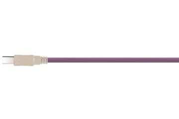 Bus cable | USB 2.0, TPE, connector A: USB 2.0 Type B, open end