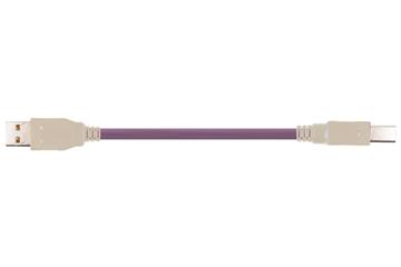 Bus cable | USB 2.0, TPE, connector A: USB 2.0 Type A, connector B: USB 2.0 Type B
