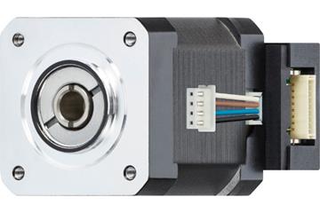 drylin® E lead screw stepper motor, stranded wires with JST connector and encoder, NEMA17
