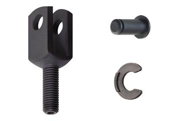 Clevis joint with pin and circlip, GARMK, igubal®