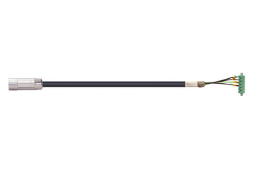 readycable® motor cable suitable for Danaher Motion 102575 (5 m), base cable, TPE 7.5 x d, halogen-free