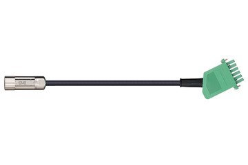 readycable® motor cable suitable for Danaher Motion 200470 (15 m), base cable, PVC 7.5 x d