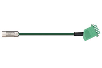readycable® servo cable suitable for Danaher Motion 89968 (5 m), base cable, PVC 7.5 x d