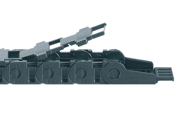 zipper Series 15, energy chain, zip-open along the outer radius