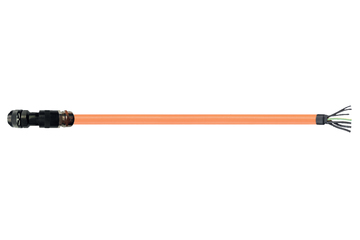 readycable® motor cable suitable for Mitsubishi Electric PCS025N-xxx-C4, base cable, PUR 7.5 x d