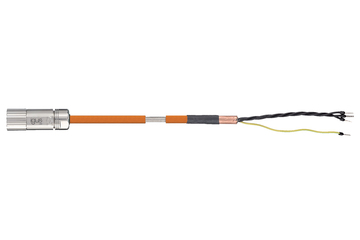 readycable® power cable suitable for NUM AGOFRU018LMxxx, base cable, PVC 15 x d