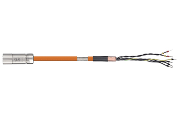 readycable® servo cable suitable for NUM AGOFRU019Mxxx, base cable, PUR 7.5 x d