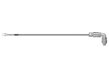 readycable® control cable suitable for Omron R88A-CAWCxxxB-E, base cable PUR 6.8 x d