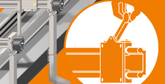 Manual: linear guides with manual clamp