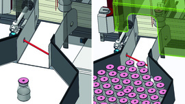 Sorting in filling plants