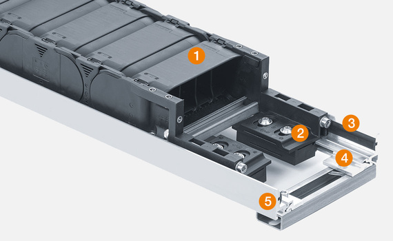 Aluminium support tray