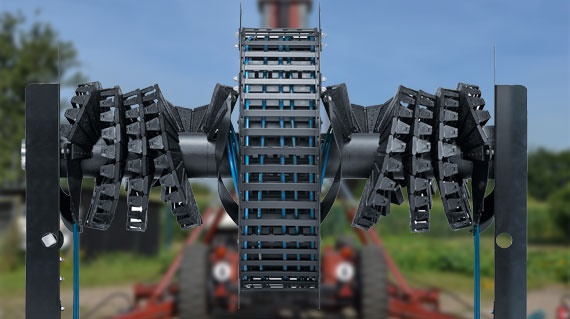 Winding system with e-spool