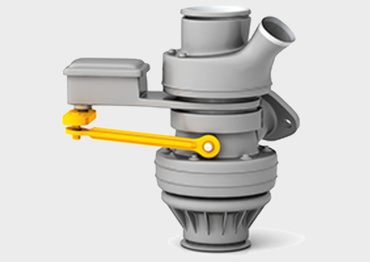 Valves with double joints