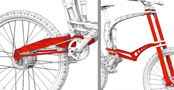 Sketch of Noah suspension system in detail