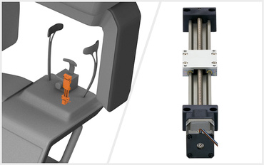 drylin SLW in height adjustment of chin rest