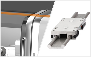 drylin W hybrid for housing guide