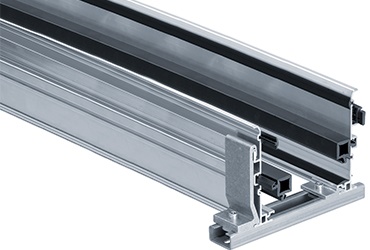 Guide trough made of aluminium