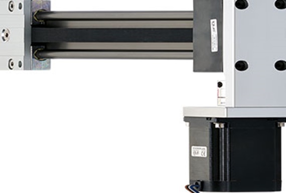 Electric motor for toothed belt axis