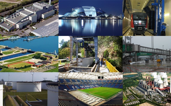 Projects in a wide variety of industries