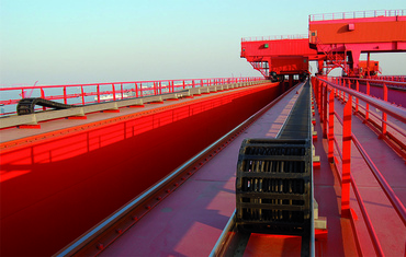 Shipyard cranes