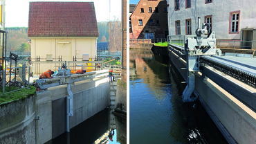 basic flizz and Schlossmühle hydroelectric power station