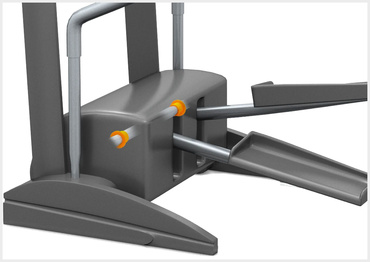 Plain bearings in the stepper