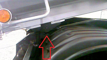 Lorry attachment plain bearings