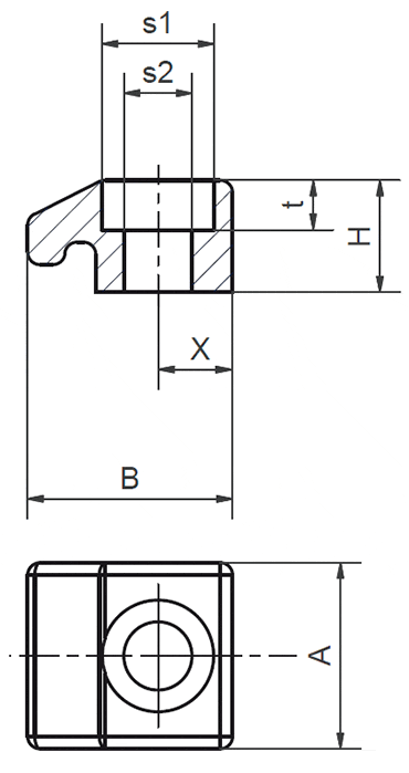 Clamps for linear modules and toothed belt axes