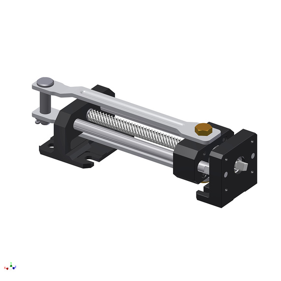 High helix thread actuator
