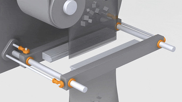 Vertical sealing bars
