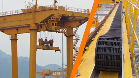 RMG crane with i.Sense chain