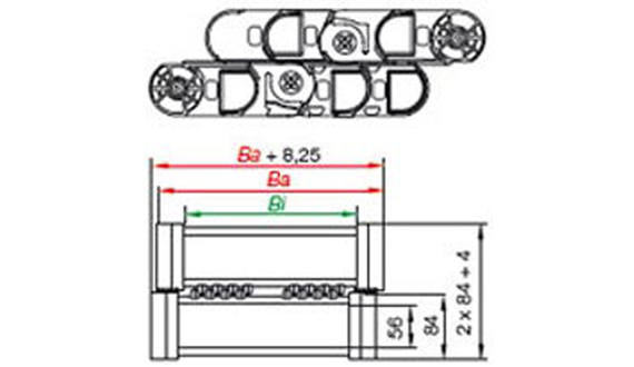 e-chain® P4 drawing