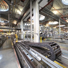 Test laboratory for energy chains