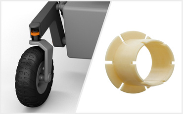 iglidur JVFM in the steering fork