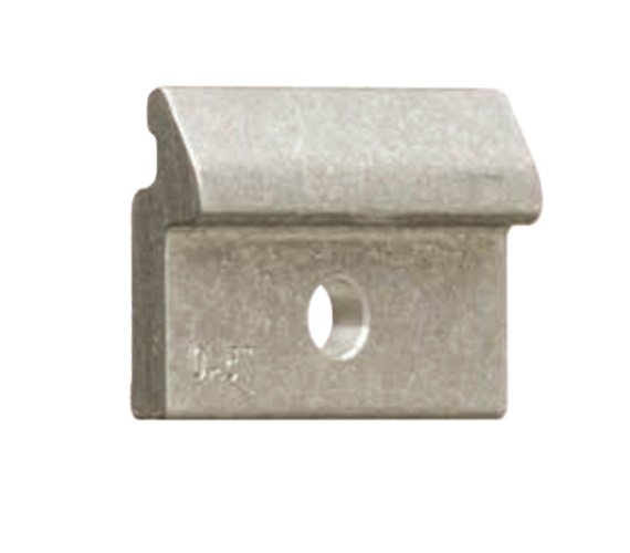 Clamp for linear modules and toothed belt axes