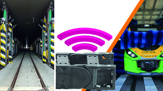 smart train-washing station