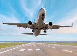 Aeroplane taking off