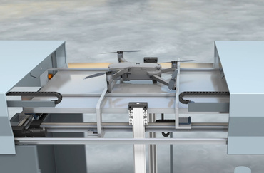 Drone in a box with igus products